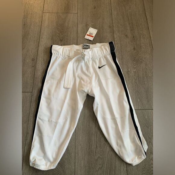 Nike men’s football pants NWT color white and black - Picture 1 of 3